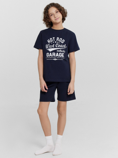 Футболка, шорты Mark Formelle 563318/24-28602ПП-0 неви_печать_Печать - фото 16