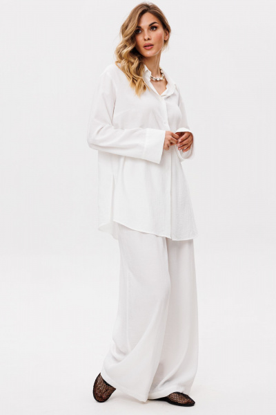 Брюки EOLA 2854 молочный - фото 13