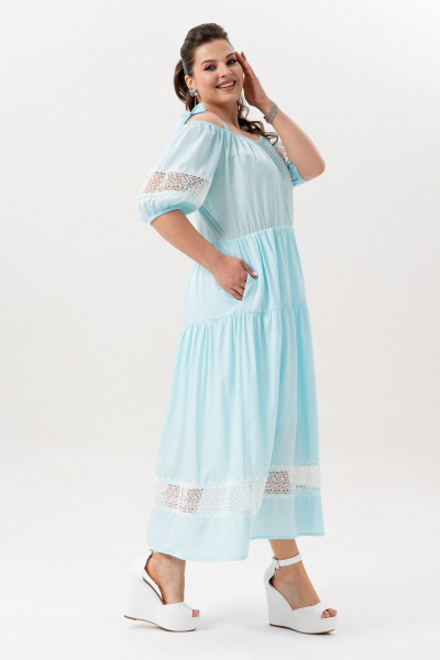 Платье Andina 830-2 небесный_голубой - фото 14