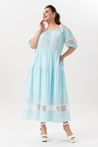 Платье Andina 830-2 небесный_голубой - фото 2