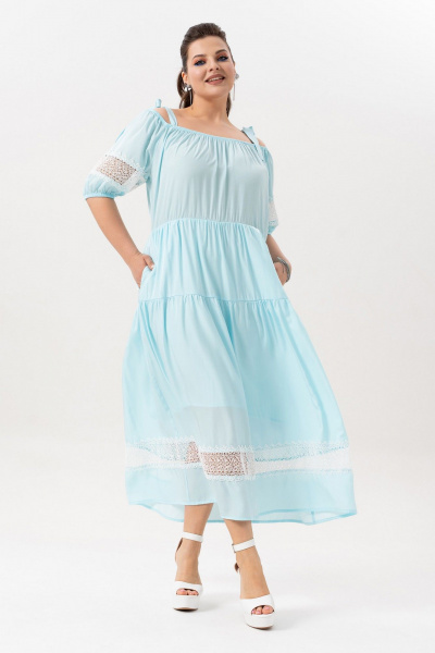Платье Andina 830-2 небесный_голубой - фото 7