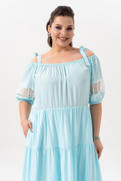 Платье Andina 830-2 небесный_голубой - фото 3