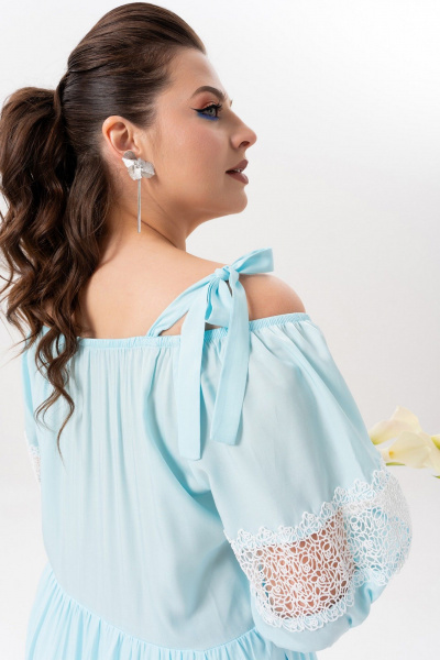 Платье Andina 830-2 небесный_голубой - фото 6