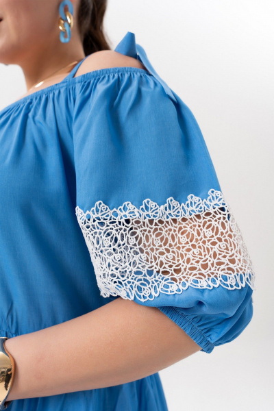 Платье Andina 830-3 индиго - фото 13