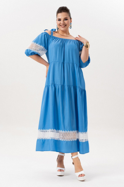 Платье Andina 830-3 индиго - фото 10