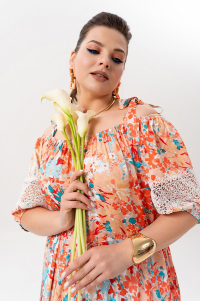 Платье Andina 830-4 цветочный_принт - фото 15