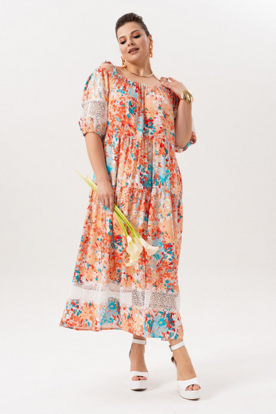 Платье Andina 830-4 цветочный_принт - фото 14