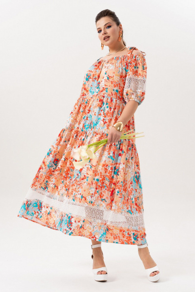 Платье Andina 830-4 цветочный_принт - фото 13