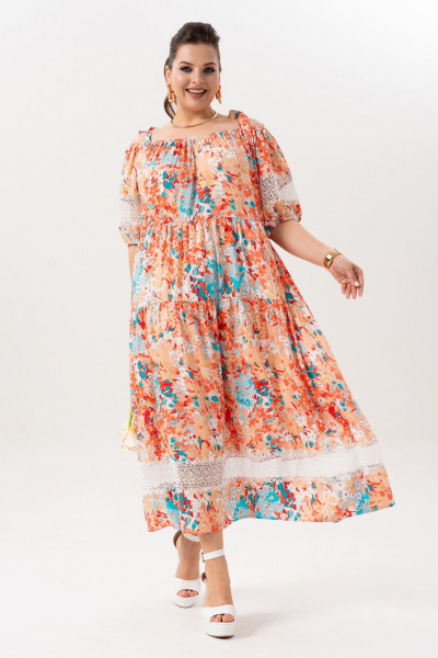 Платье Andina 830-4 цветочный_принт - фото 1