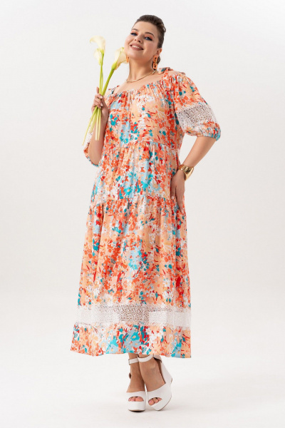 Платье Andina 830-4 цветочный_принт - фото 12