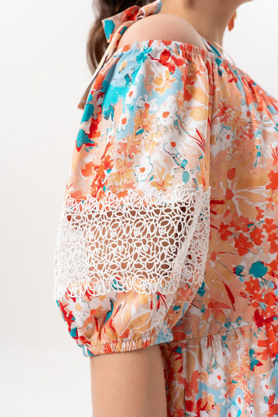 Платье Andina 830-4 цветочный_принт - фото 5