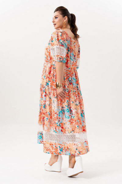 Платье Andina 830-4 цветочный_принт - фото 7