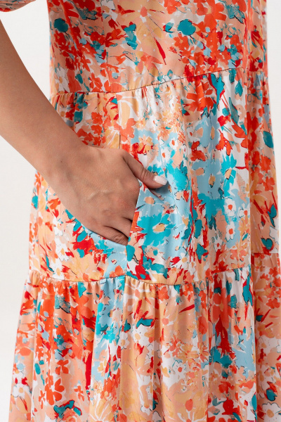 Платье Andina 830-4 цветочный_принт - фото 6