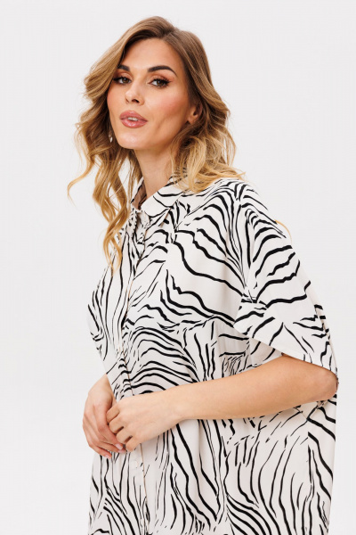 Платье EOLA 2859 молочный_принт - фото 15