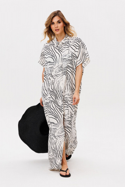 Платье EOLA 2859 молочный_принт - фото 11