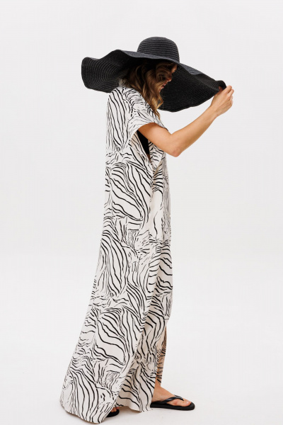 Платье EOLA 2859 молочный_принт - фото 2