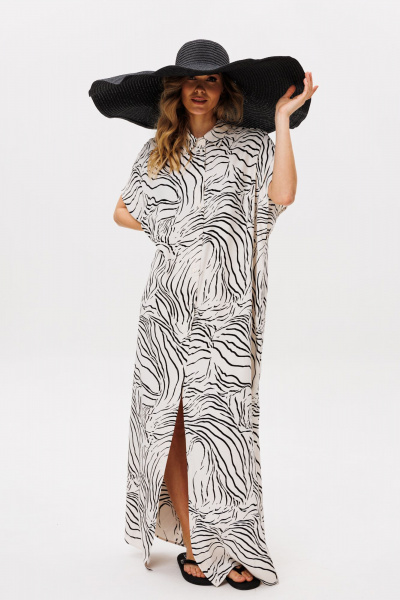 Платье EOLA 2859 молочный_принт - фото 9