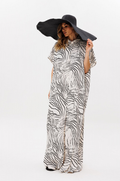 Платье EOLA 2859 молочный_принт - фото 8