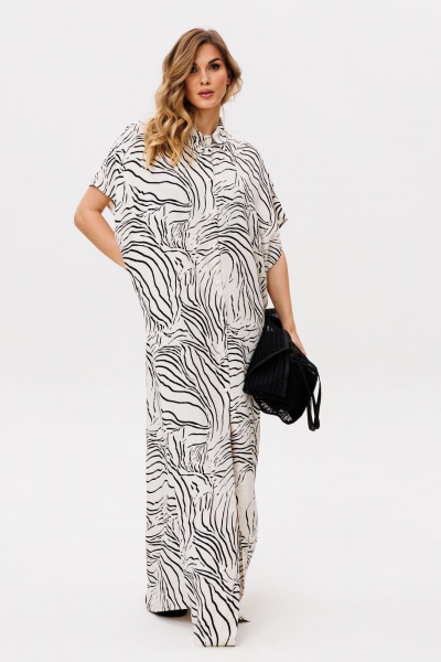 Платье EOLA 2859 молочный_принт - фото 7