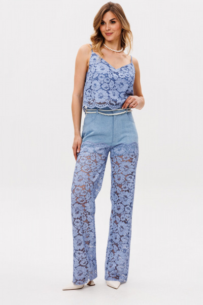 Брюки EOLA 2879 голубой - фото 5