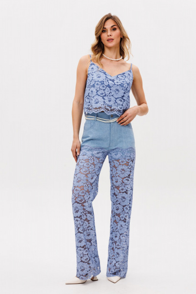 Брюки EOLA 2879 голубой - фото 3