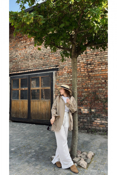 Блуза ALIN 2003 бежевый - фото 11