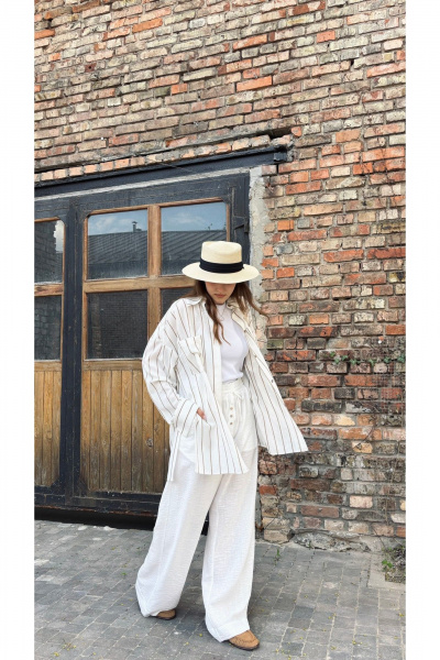 Брюки ALIN 4004 белый - фото 12