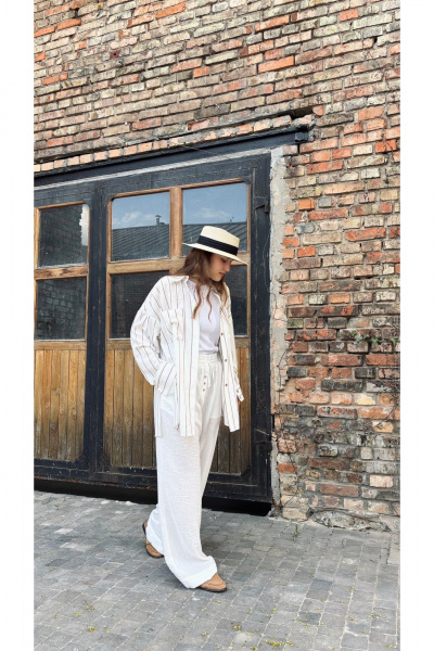 Брюки ALIN 4004 белый - фото 11