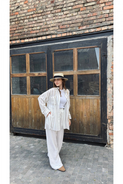 Брюки ALIN 4004 белый - фото 10