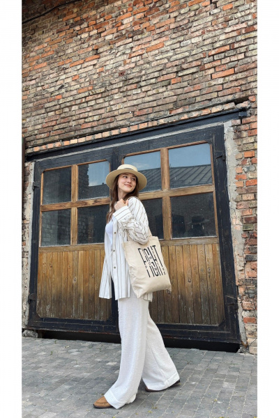 Брюки ALIN 4004 белый - фото 7