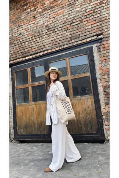 Брюки ALIN 4004 белый - фото 6