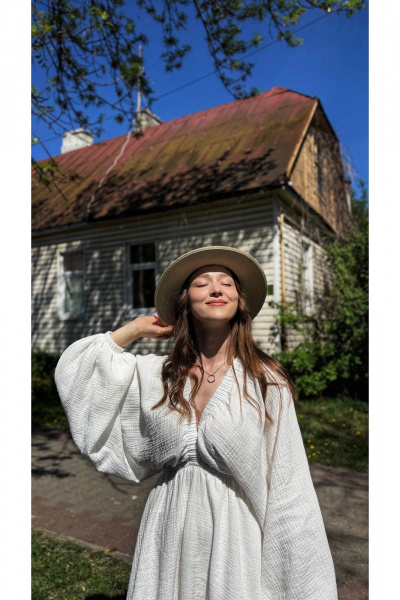 Платье ALIN 3003 белый - фото 6