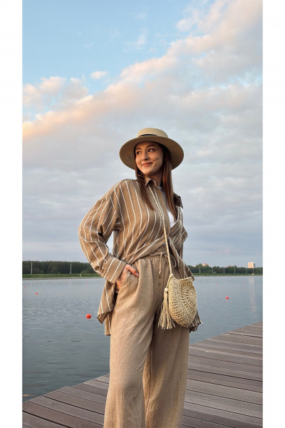 Брюки ALIN 4004 бежевый - фото 7