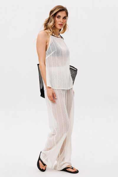Брюки EOLA 2875 молочный - фото 3