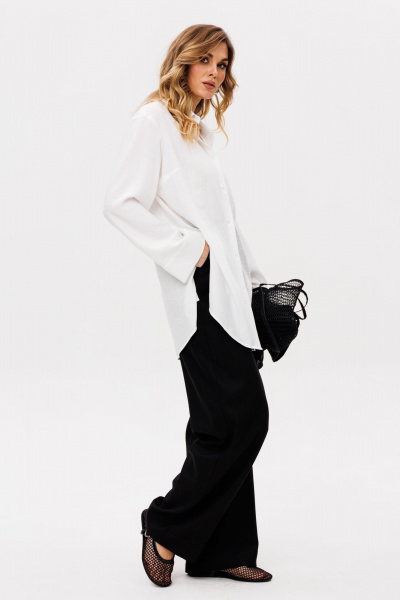 Блуза EOLA 2873 молочный - фото 12