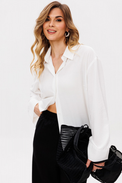 Блуза EOLA 2873 молочный - фото 11