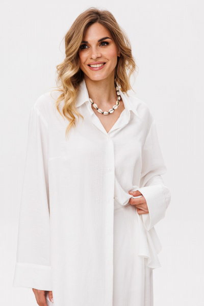 Блуза EOLA 2873 молочный - фото 10