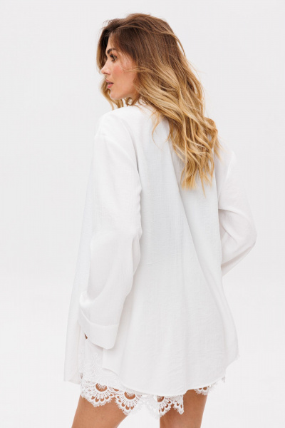 Блуза EOLA 2873 молочный - фото 3