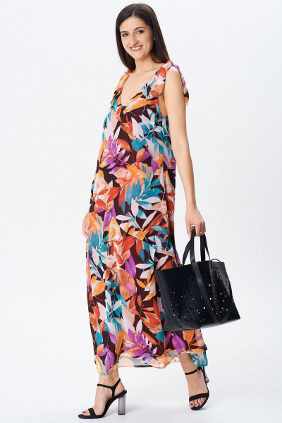 Сарафан Celentano lite 5047 абстрактный_цветочный_принт - фото 4