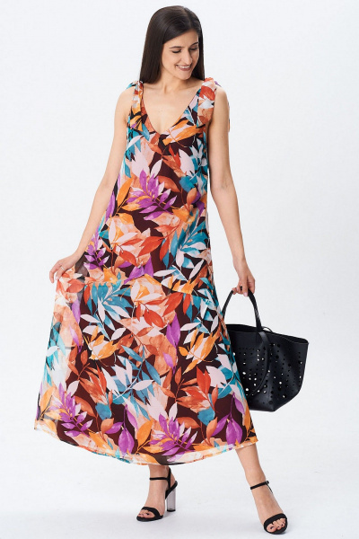 Сарафан Celentano lite 5047 абстрактный_цветочный_принт - фото 5