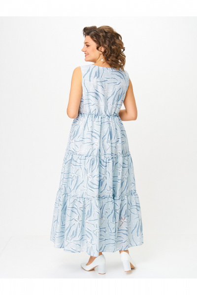 Платье Zlata 4456 голубой - фото 5