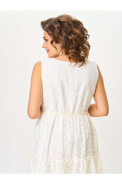 Платье Zlata 4456 молочный - фото 6