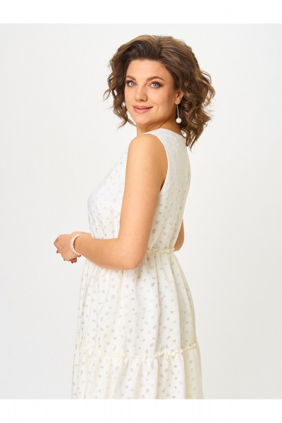 Платье Zlata 4456 молочный - фото 5