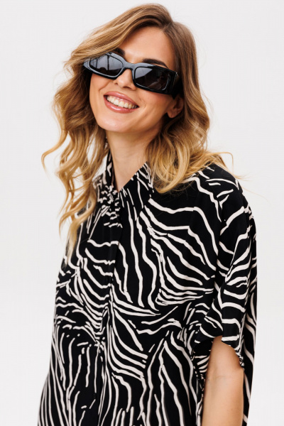 Платье EOLA 2859 черный_принт - фото 13