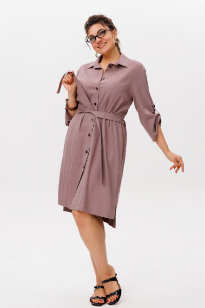 Платье Anelli 1579 туманная_роза - фото 6