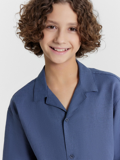 Рубашка Mark Formelle 113454/24-33188П-9 шторм_печать_1_сл_на_ПР_1сл_на_ЛВ_дет_пер - фото 42