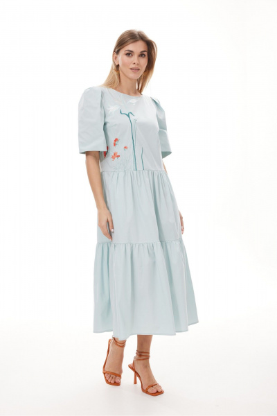 Платье NiV NiV fashion 409 светлая_бирюза - фото 1