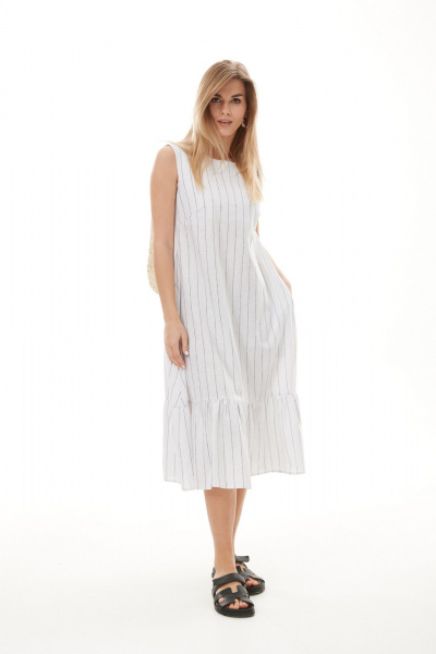 Платье NiV NiV fashion 411 белый - фото 3