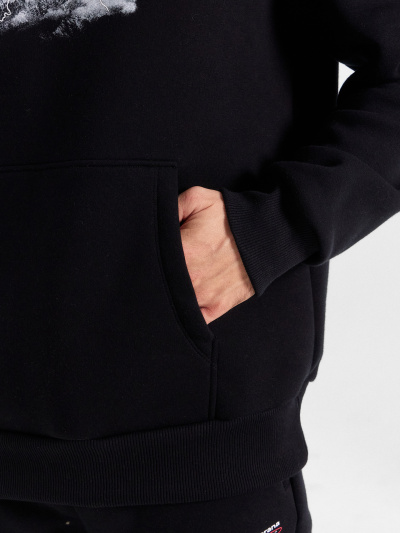 Худи Mark Formelle 121806-1/24-4273П-7П-2 черный_печать_538_D_вышивка - фото 28