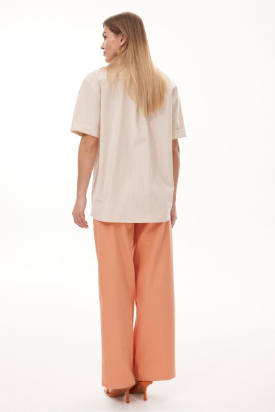 Рубашка NiV NiV fashion 416/1 кремовый - фото 2